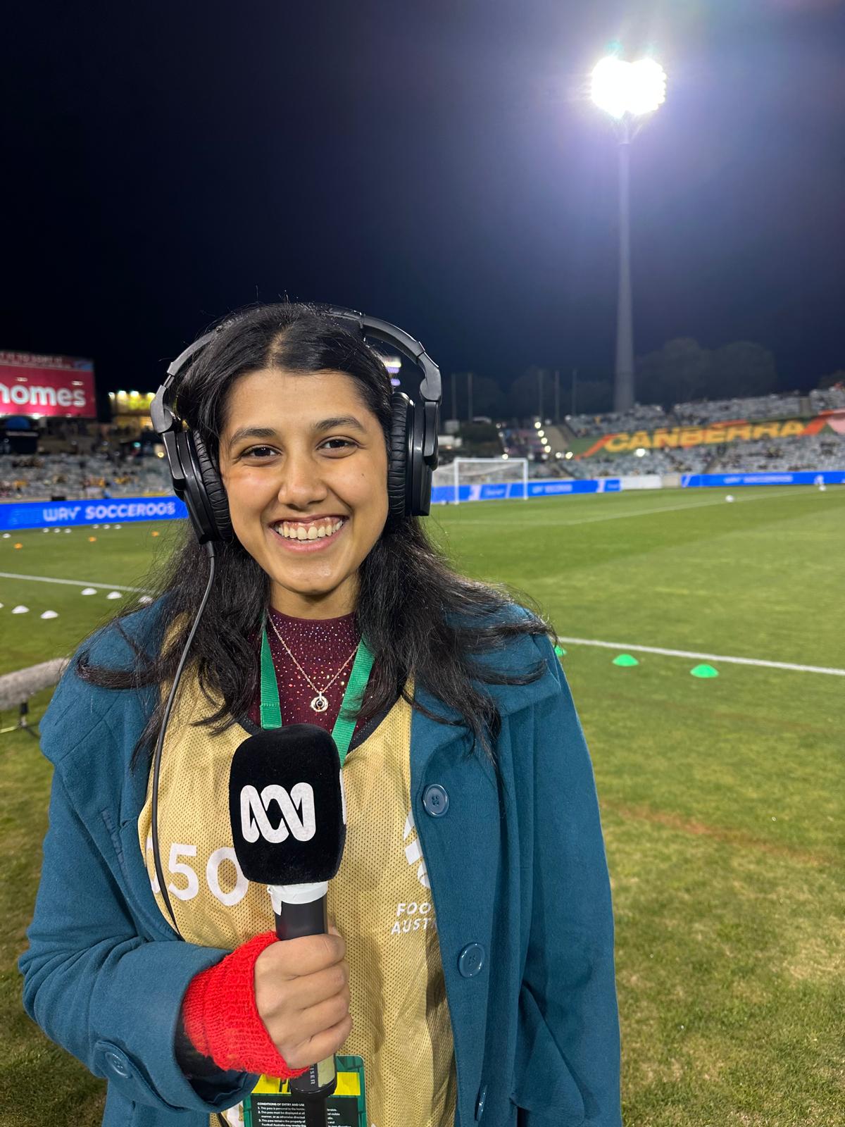 Isha sideline reporting