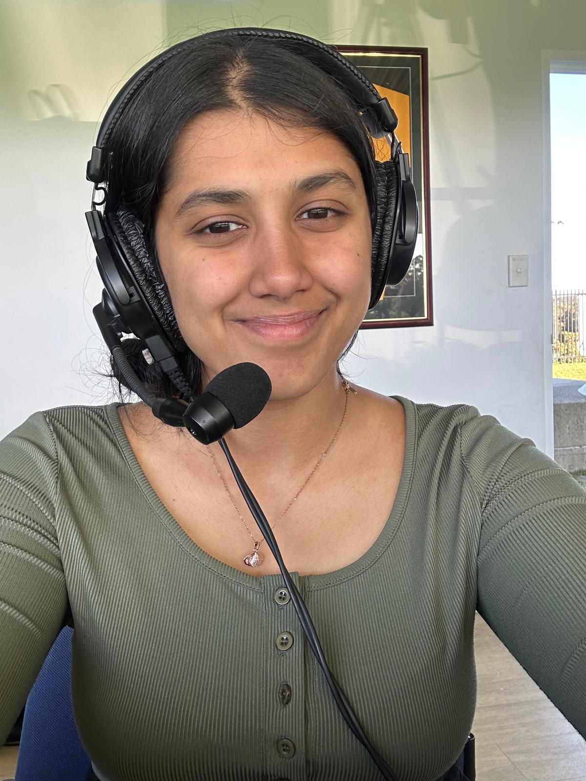 Commentator at the Sydney Cup